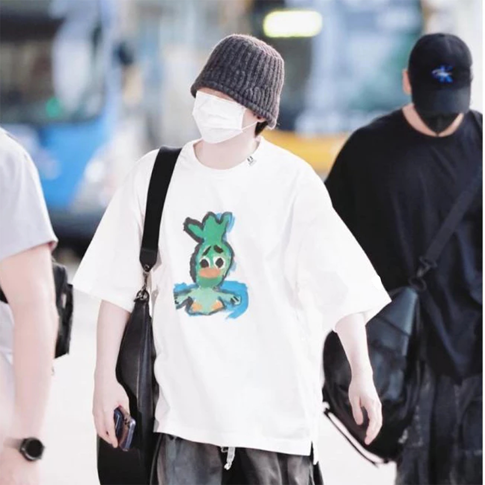 camiseta basica bts Bangtan Suga Bebek Paradox esclusiva vintage arte kpop coreano moda show