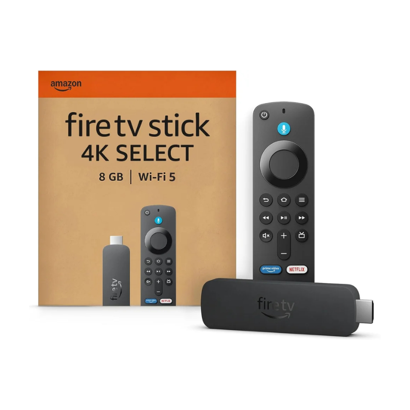 Amazon Fire TV Stick 4K Select 8GB Alexa Controle por Voz 2026 Preto Novo Modelo