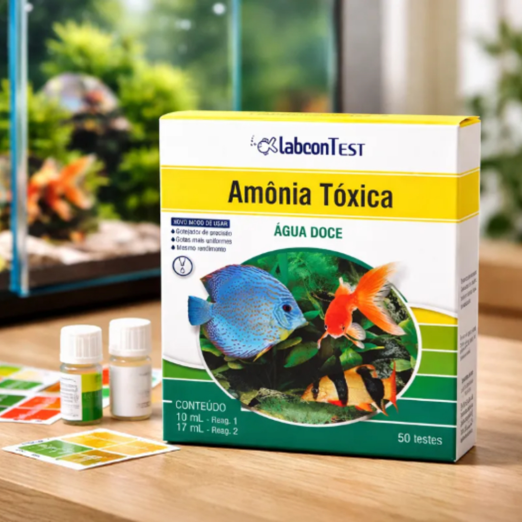 Test Amônia Tóxica Água Doce - 50 Testes