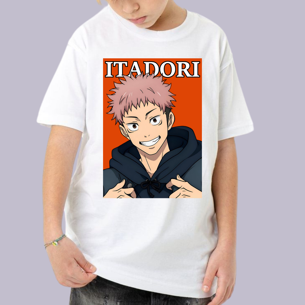 CAMISA CAMISETA BLUSA INFANTIL JUVENIL UNISSEX JUJUTSU KAISEN ANIME JAPONES VARIOS MODELOS EM ALTA — imagem 2 de 2
