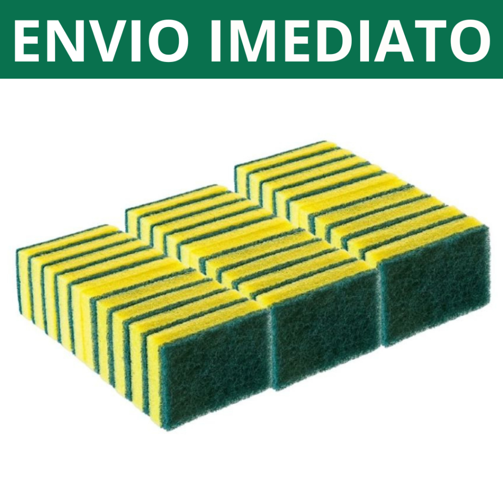 Kit Esponja Bucha de Lavar Louça Para Limpezas Em Geral Multiuso