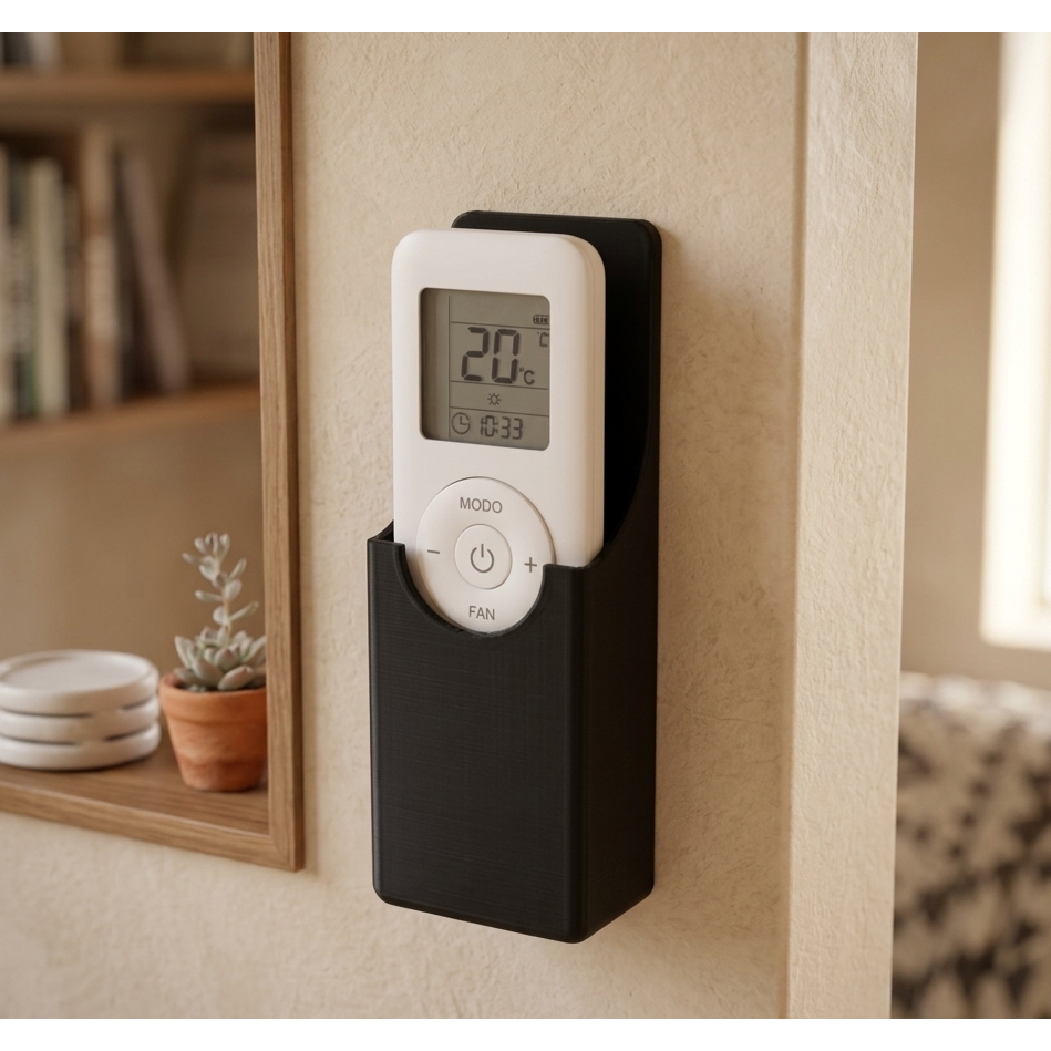 Suporte de Parede para Controle Remoto Ar Condicionado Gree - Universal e Resistente