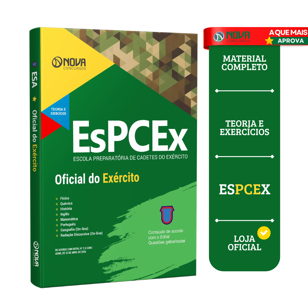 Apostila ESPCEX 2026 - Oficial do Exército