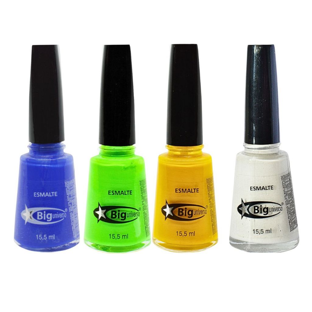 Kits Esmaltes Cremosos Copa do Mundo Brasil 2026 15,5ml Cores da Bandeira Brasileira