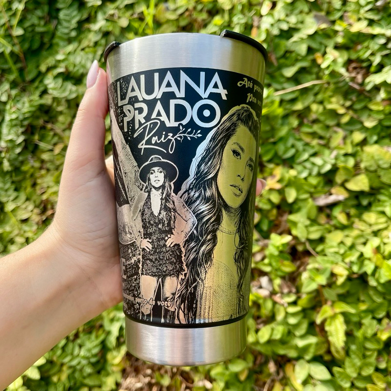 Copo Térmico LAUANA PRADO 473ml Premium – Personalização 360° a Laser