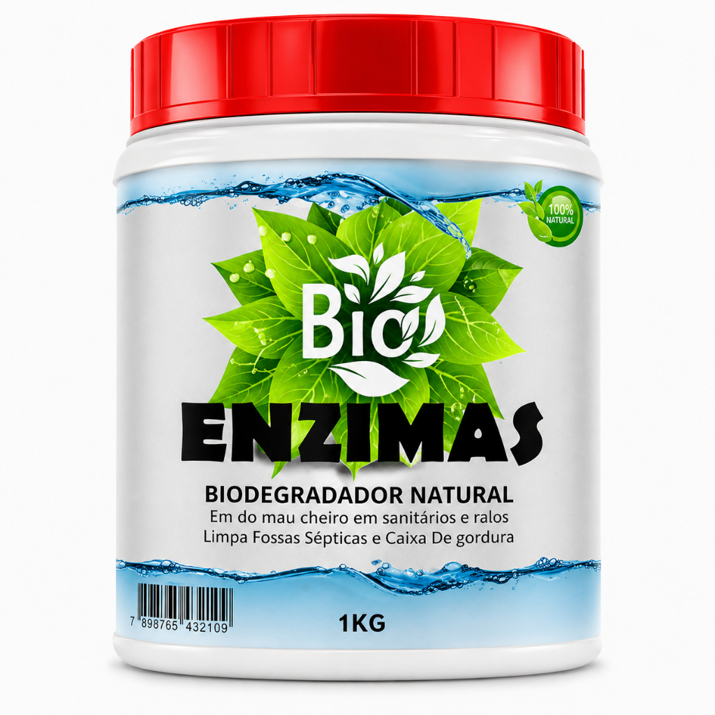 BIO ENZIMAS Enzimas  Limpa Fossa, Caixa de Gordura, Sanitarios, Sumidouros 1Kg