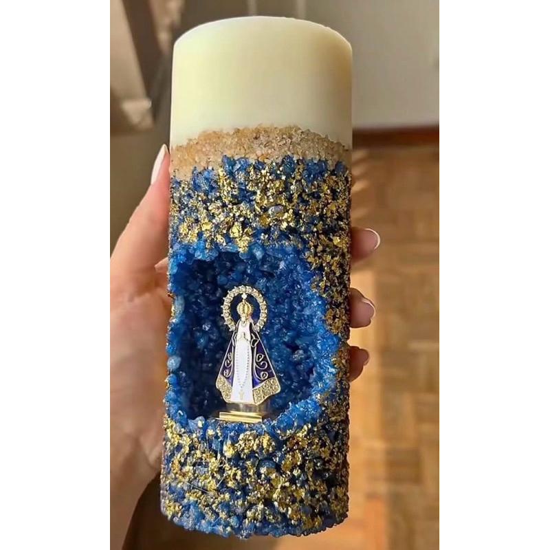 Vela Nossa Senhora Aparecida - Estilo Gruta