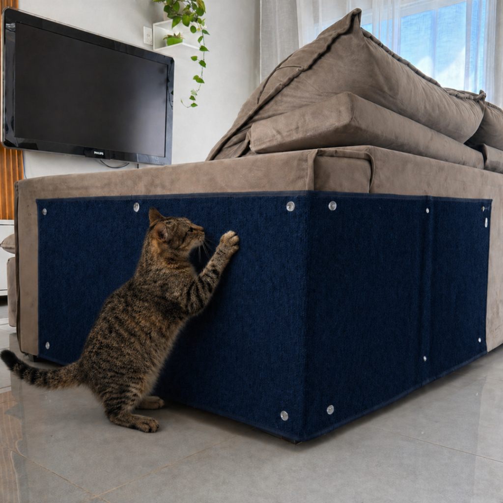 Arranhador Carpete Premium para Gato Protetor Sofá Cama Box - Petliz