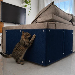 Arranhador Carpete Premium para Gato Protetor Sofá Cama Box - Petliz