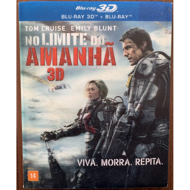 Blu Ray Filme No Limite do Amanhã blu ray + 3D Tom Cruise
