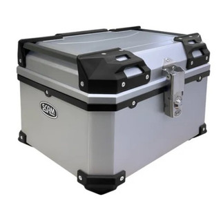 Bau Superior Traseiro Universal Com Base 42 Litros Moto - Scam