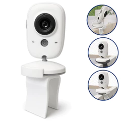 Suporte Babá Eletrônica para Berço Haste Flexível Ajustável Monitor Bebê Infantil Suporte Acessório Segurança Câmera