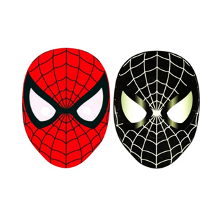 Kit 20 Máscara Homem Aranha Venom Cartão 240g Cosplay Festa Infantil Lembrancinhas algodão doce em Oferta na Shopee
