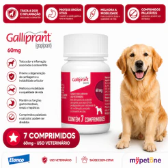 Galliprant 60 mg Elanco para Cães - 7 Comprimidos