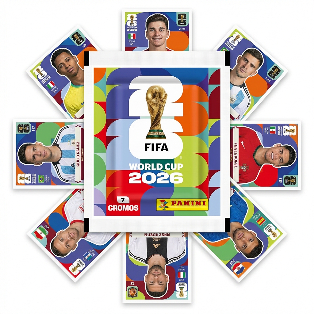 Kit Figurinhas Copa do Mundo Fifa World Cup 2026 Cromos Panini