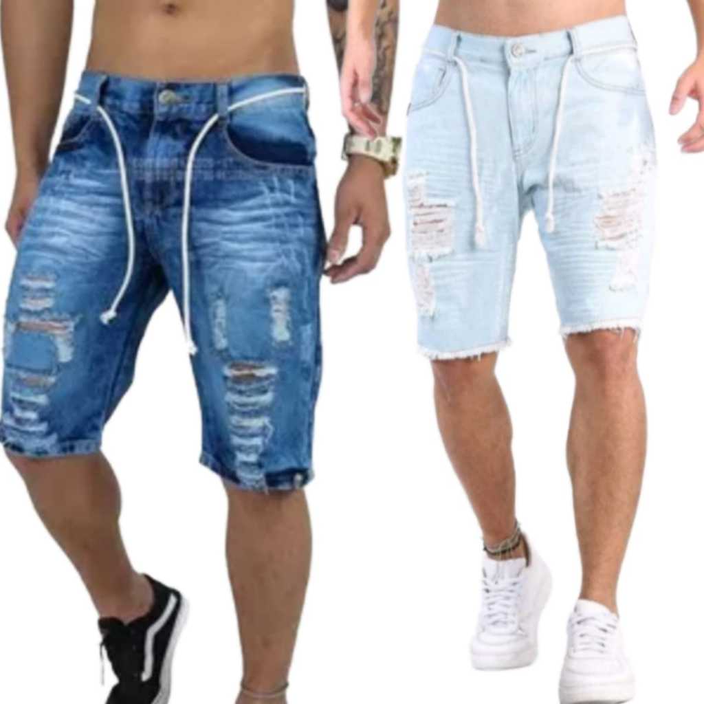 Bermuda Jeans Masculina Lycra Direta da Fabrica Oferta