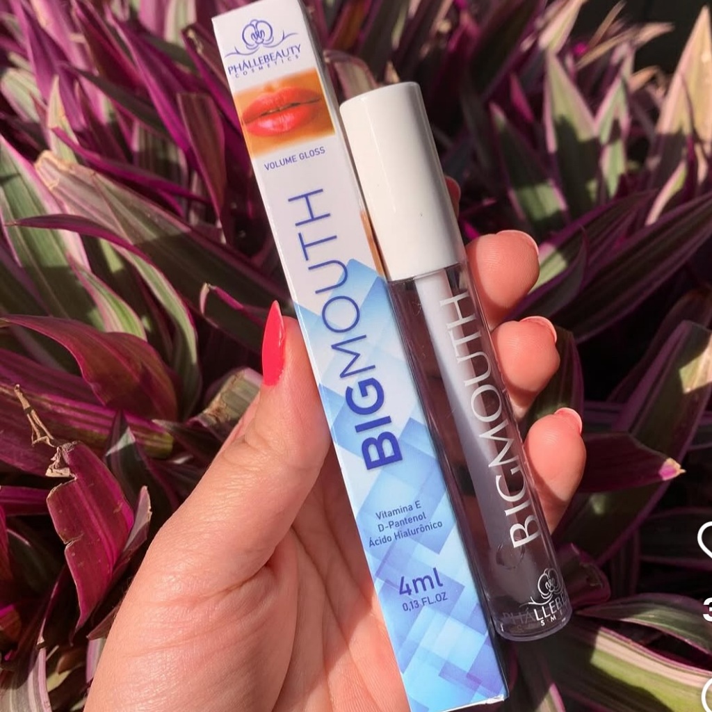 Gloss Bocão Big Mouth 4ml Hidratante Vitamina E Lábios Volumosos