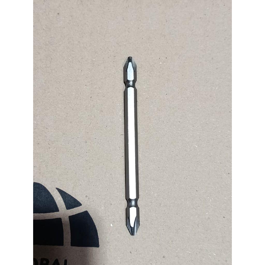 Kit Bits Dupla Philips 100mm Aço Vanádio Imantado Ph2 Para Parafusadeira Profissional 10 Peças