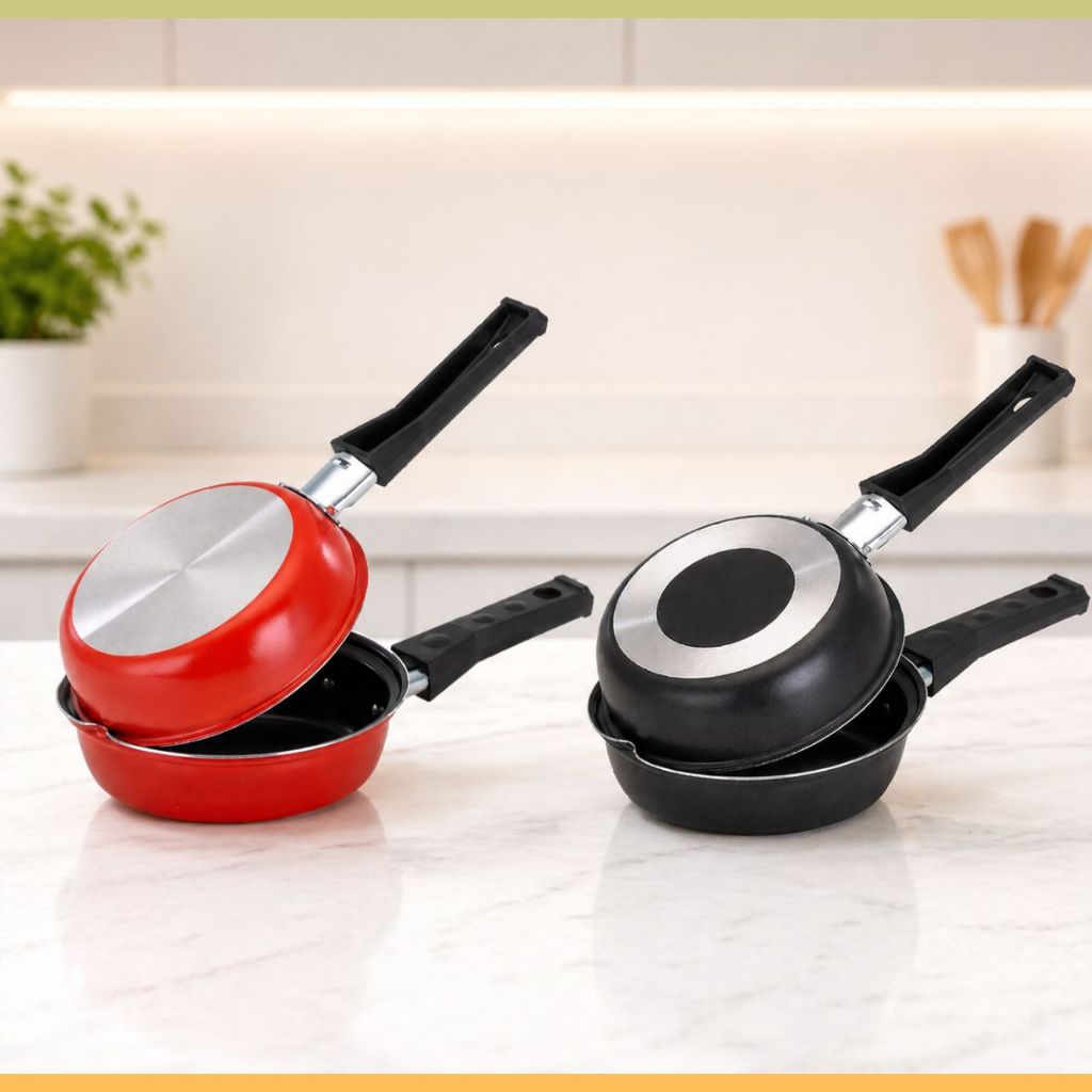 Frigideira Omeleteira Mini Antiaderente Teflon Hamburgueira 14Cm Panquequeira Batata Rosti Nacional