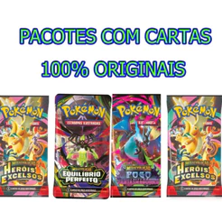 booster/pacotinho Pokemon Original