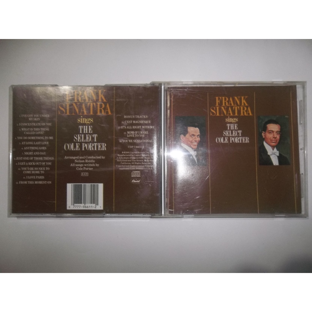 cd frank sinatra sings the select cole porter