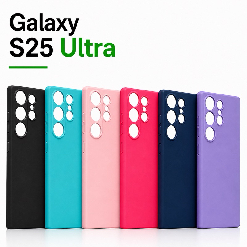 Capa Para Samsung Galaxy S25 Ultra Silicone Aveludada Capinha Celular