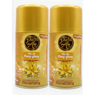 Refil Aparelho Automático Puro Ar 250ml compatível com Glade e Bom Ar Flor de Ylang Ylang