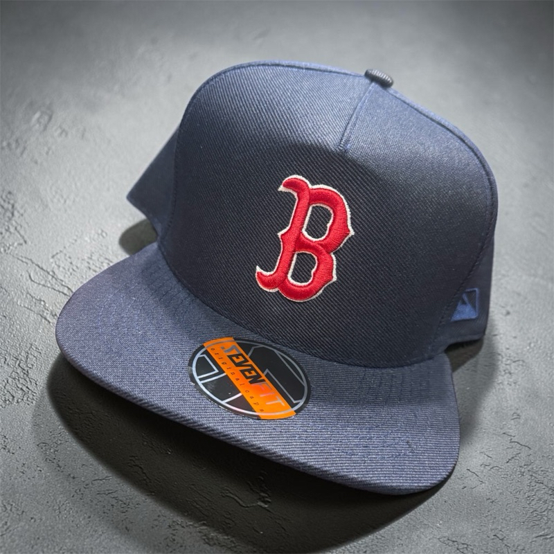 boné cap linha retrô aba reta, Boston, modelo SnapBack atacador ajustável, esportivo e casual