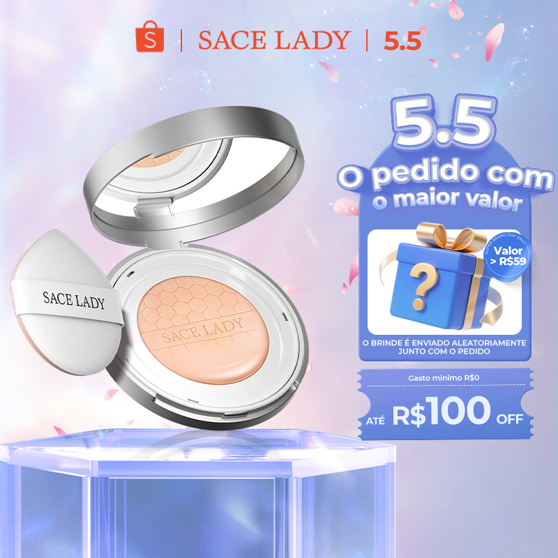 SACE LADY Base Líquida Cushion Foundation  FPS30 alta cobertura