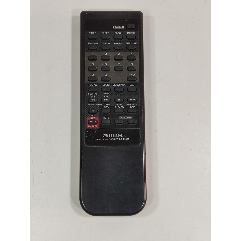 Controle Remoto Som Aiwa Rc-tn330 Original Gtw (Usado)