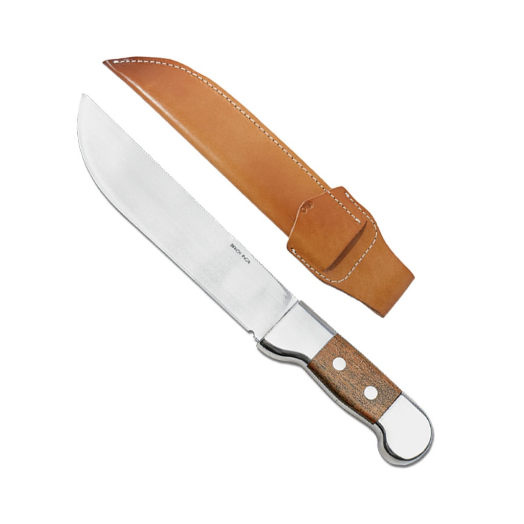 FACAO TRADICIONAL BIANCHI ALUMINIO / MADEIRA 10 POLEGADAS COM BAINHA