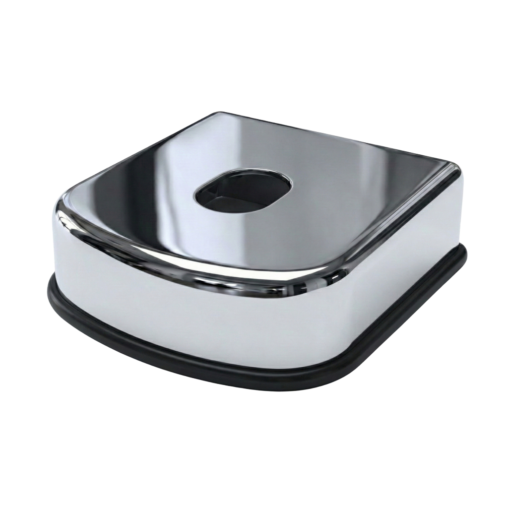 Capa Inox Cromada 85mm Para Engate Acabamento Rabicho Carretinha Reboque 2026