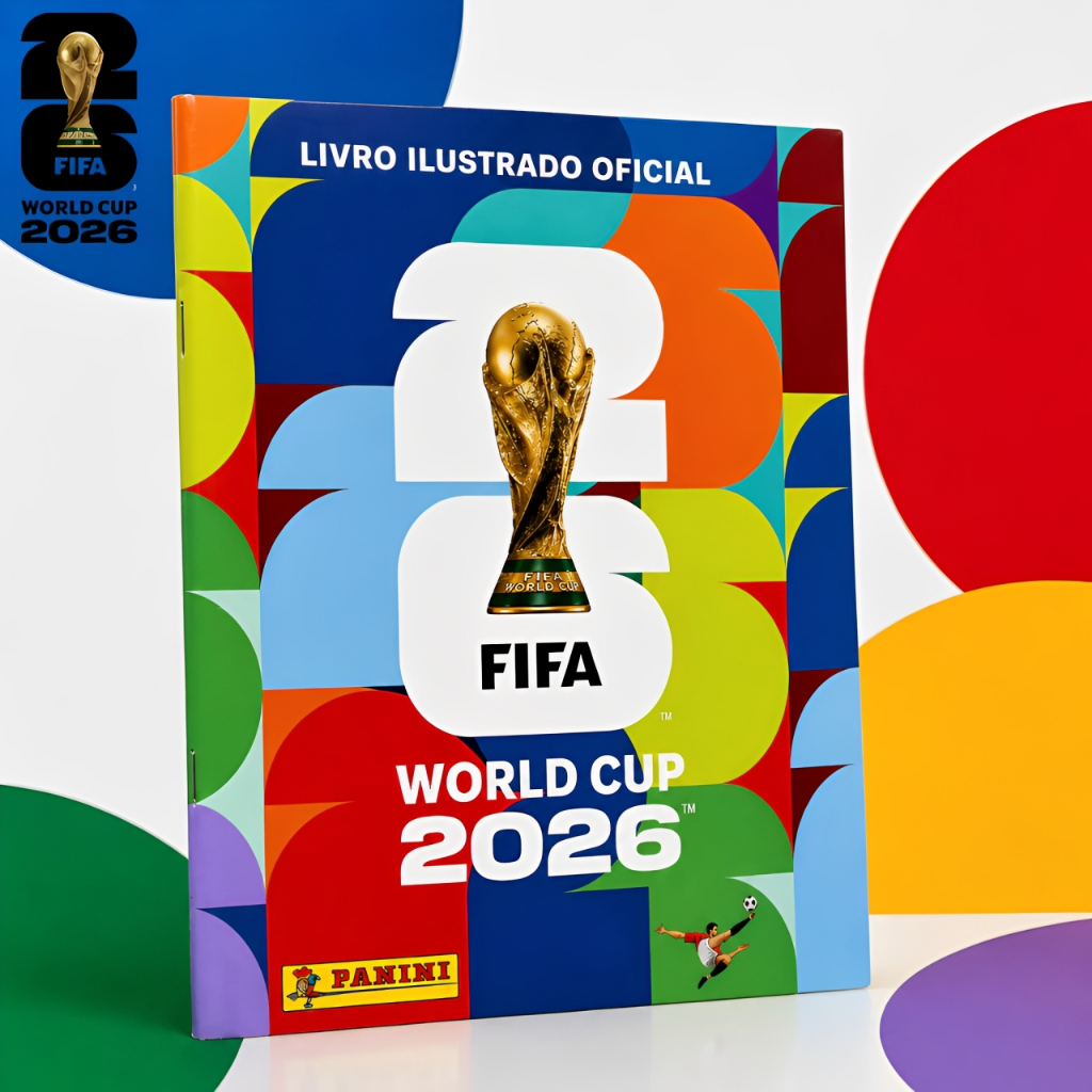 Kit Copa do Mundo Álbum + Figurinhas Copa do Mundo 2026