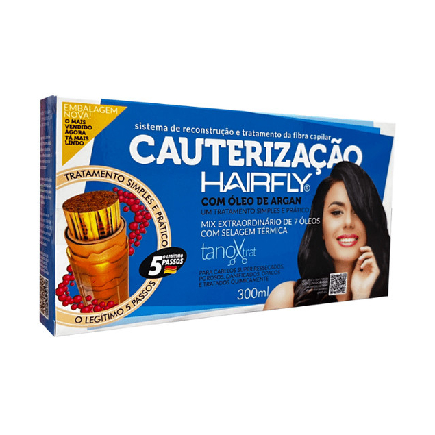 Kit Cauterização Óleo de Argan - Tanox Trat Hair Fly 300ml