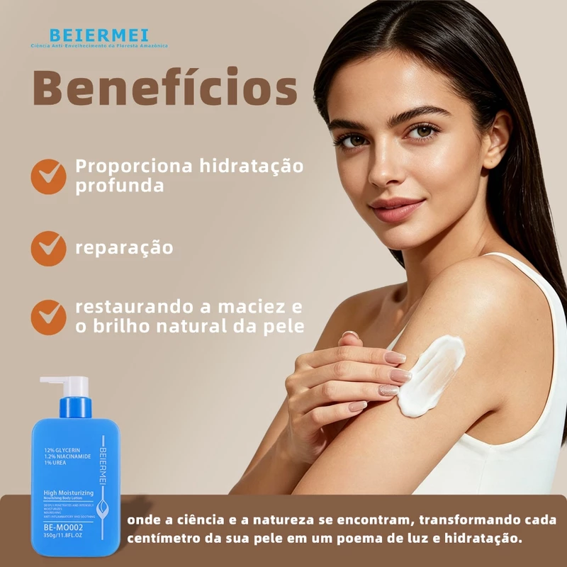 Loção Hidratante Corporal Beiermei de longa duração 350ml — foto 3