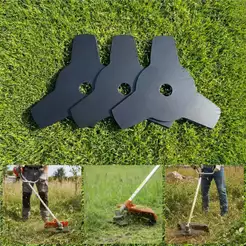 Kit 3 Disco / Lâmina 3 Pontas P/ Roçadeira Nakasaki 63cc / 65cc Pro