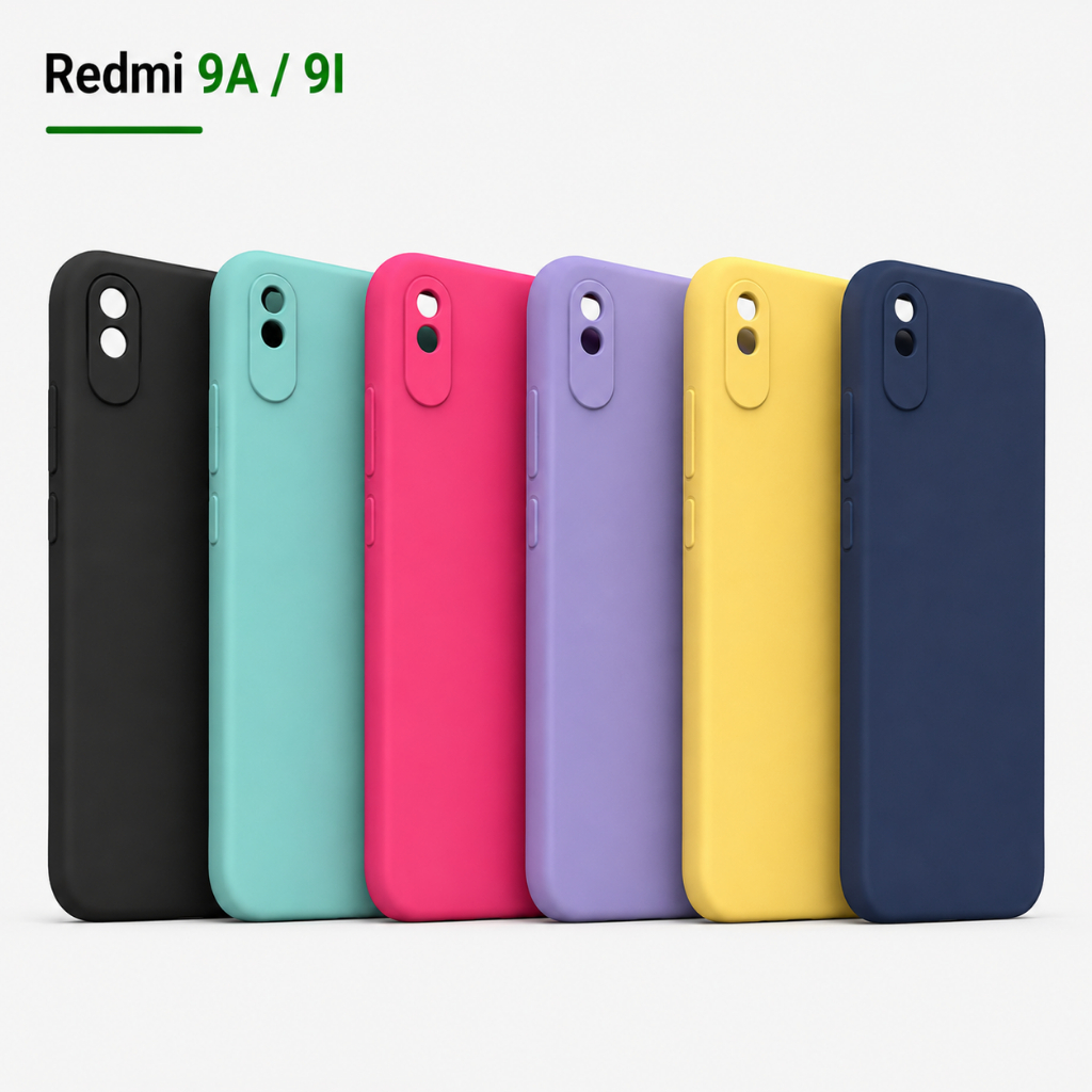 Capa Para Xiaomi Redmi 9A/9i Silicone Aveludada Capinha Celular
