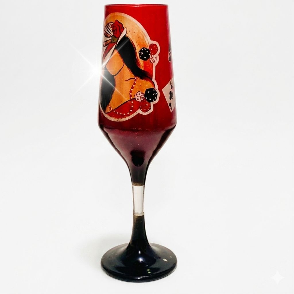 Taça Maria Navalha Luxo 20cm Pintada a Mão Exclusiva Pombagira Umbanda  Oferenda de Axé