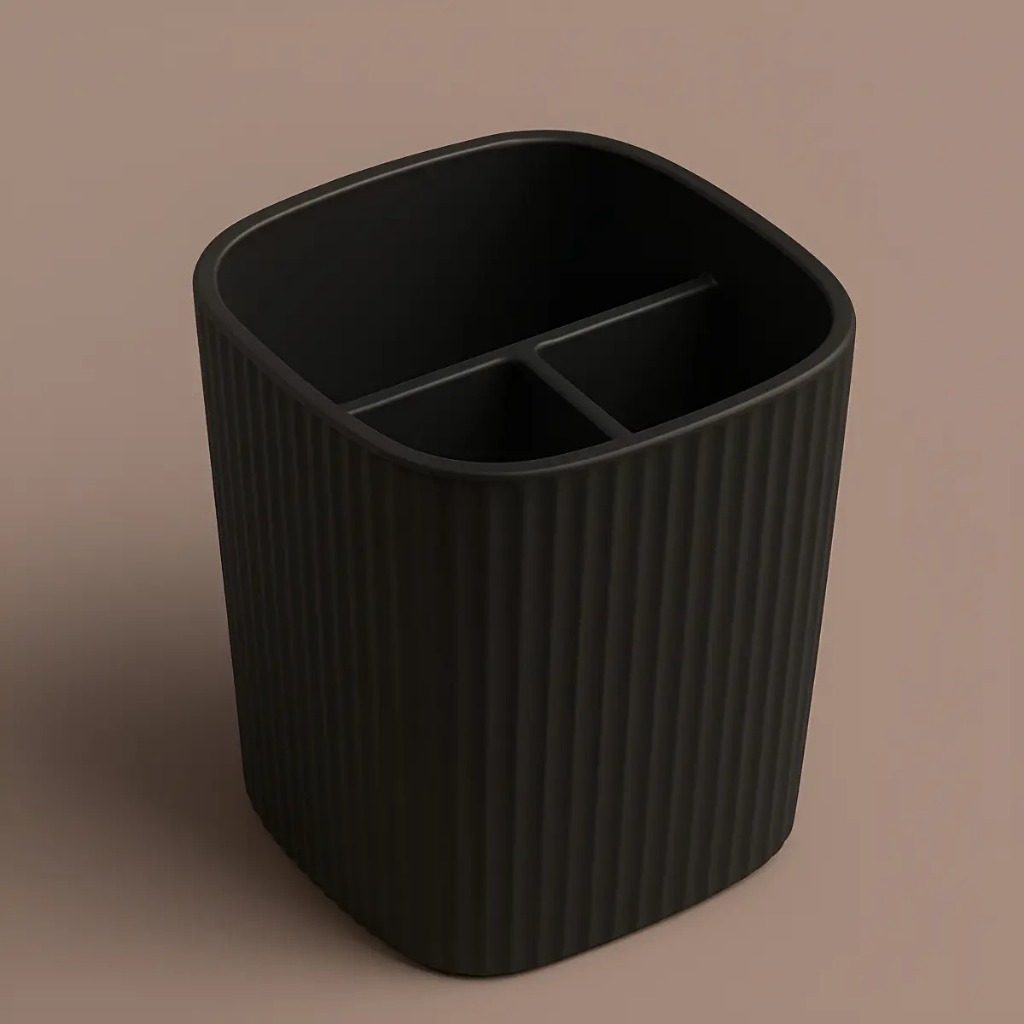 Porta Pincel Maquiagem e Escova de Dente Organizador Moderno