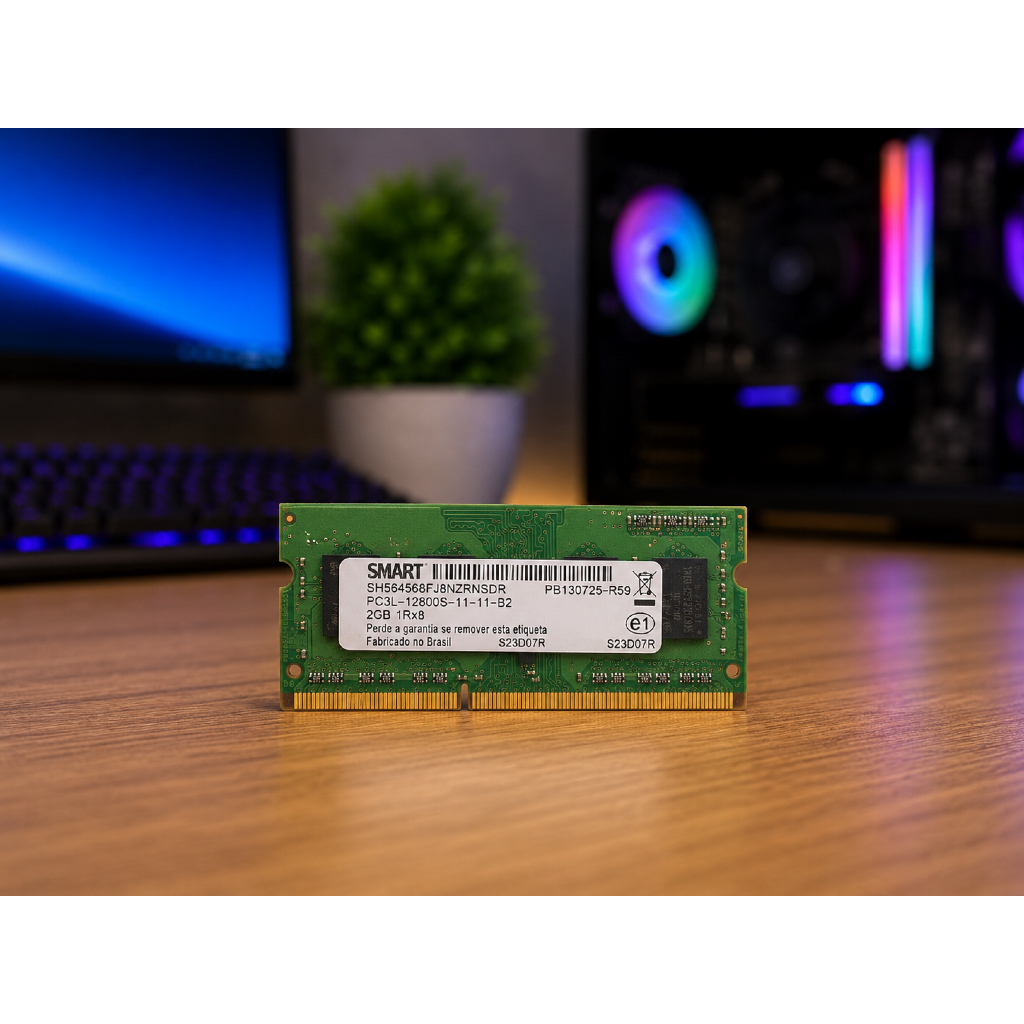 Memória RAM Smart 2GB DDR3L 1600MHz Notebook