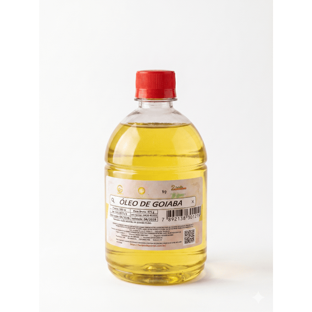 Óleo de Goiaba - 500 ml - Vegetal
