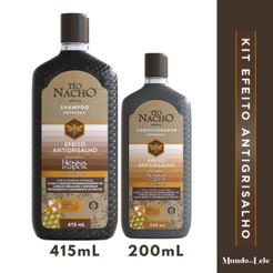 KIT EFEITO ANTIGRISALHO TIO NACHO SHAMPOO 415ML + CONDICIONADOR 200ML