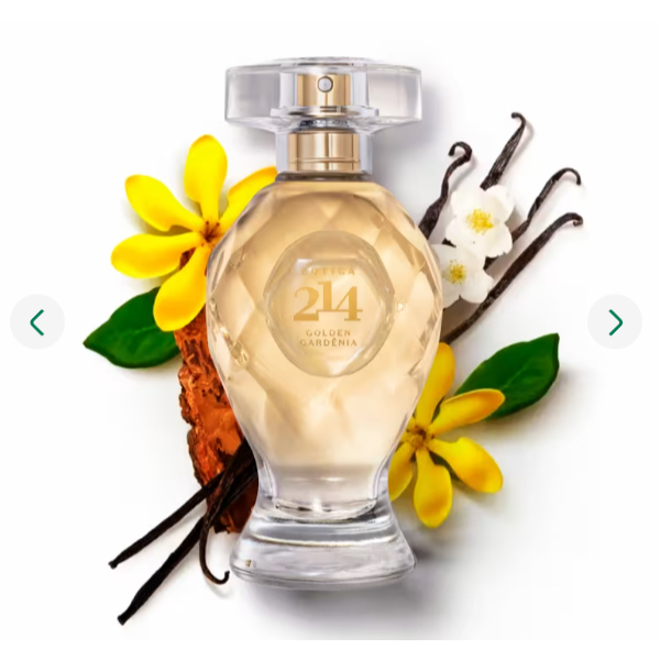 Perfume Feminino Botica 214 Golden Gardênia Eau de Parfum 75ml, Original.