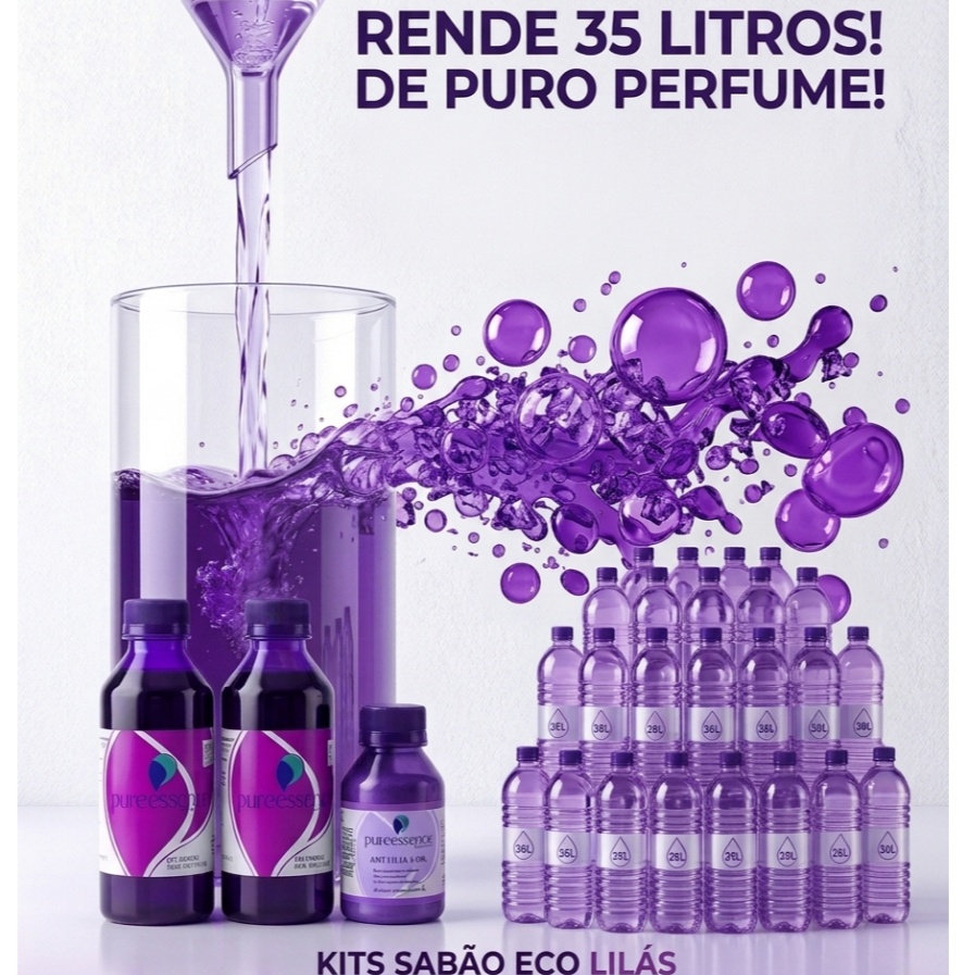 35 LITROS - SABÃO ECO 15 L + AMACIANTE 20 LITROS