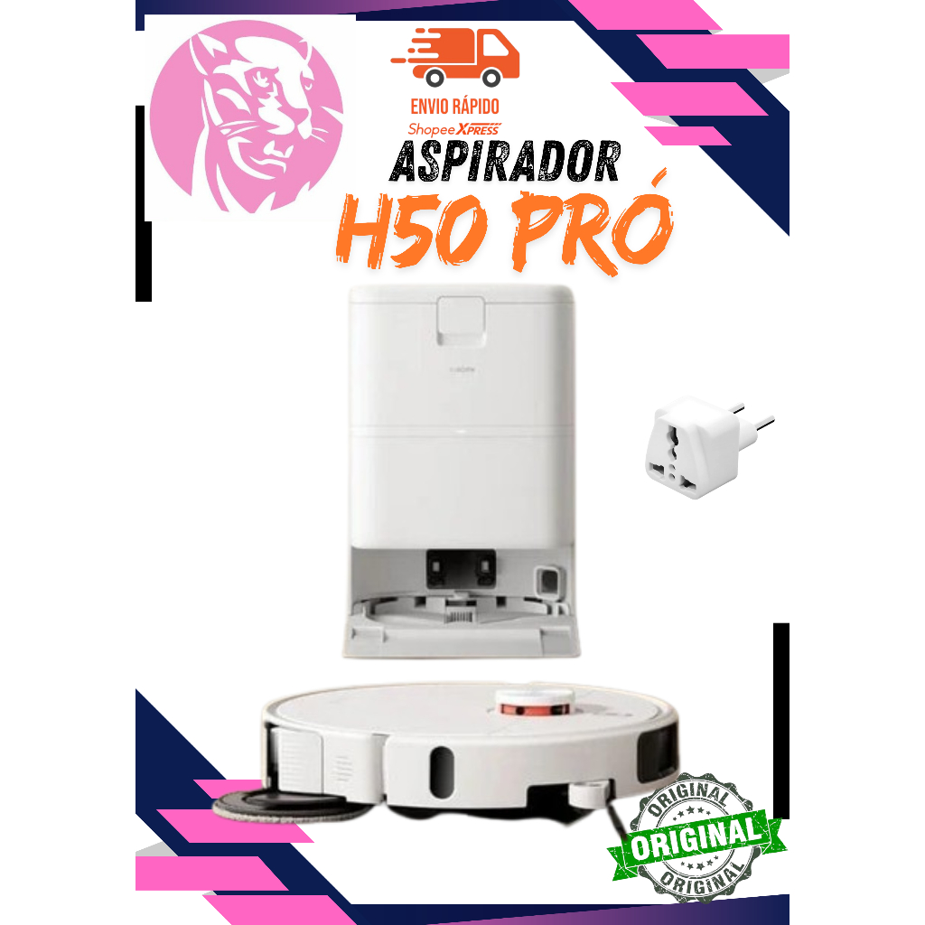 Imagem Robô Aspirador H50 Pro 15000Pa Ultra Potente Base Auto Limpante Mapeamento Inteligente 2026