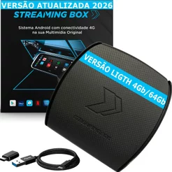 Streaming Box Light 4Gb 64Gb Para Carros Com Sistema Carplay Apss Netflix YouTube