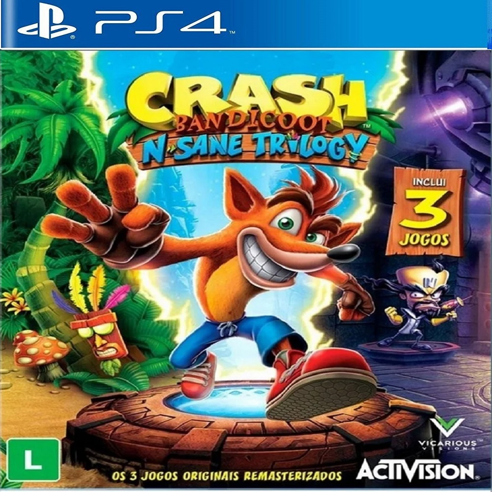 Crash Bandicoot N. Sane Trilogy PS4 ou PS5
