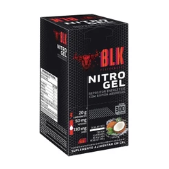 Nitro Gel Repositor Energético Caixa com 10 Sachês de 30g - BLK Performance