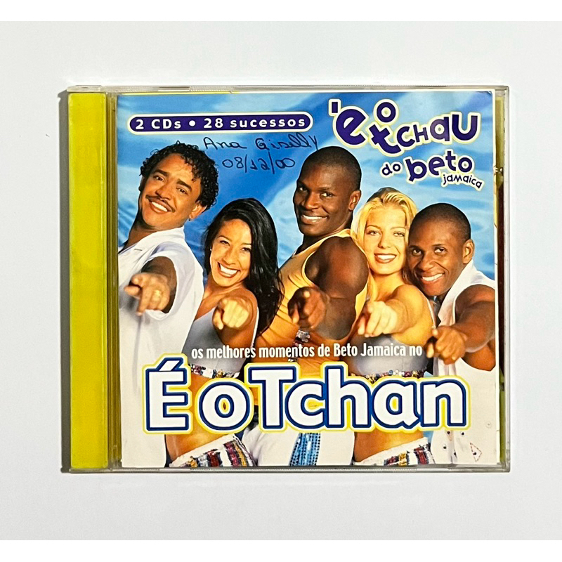CD É o Tchan - Os Melhores Momentos de Beto Jamaica - Duplo - Original