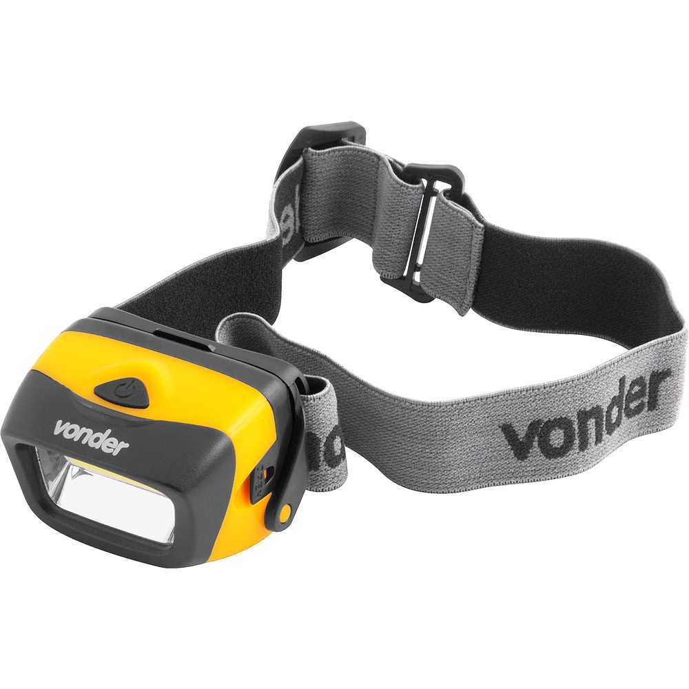 Lanterna de LED para cabeça, LED COB, LCV 120 Vonder
